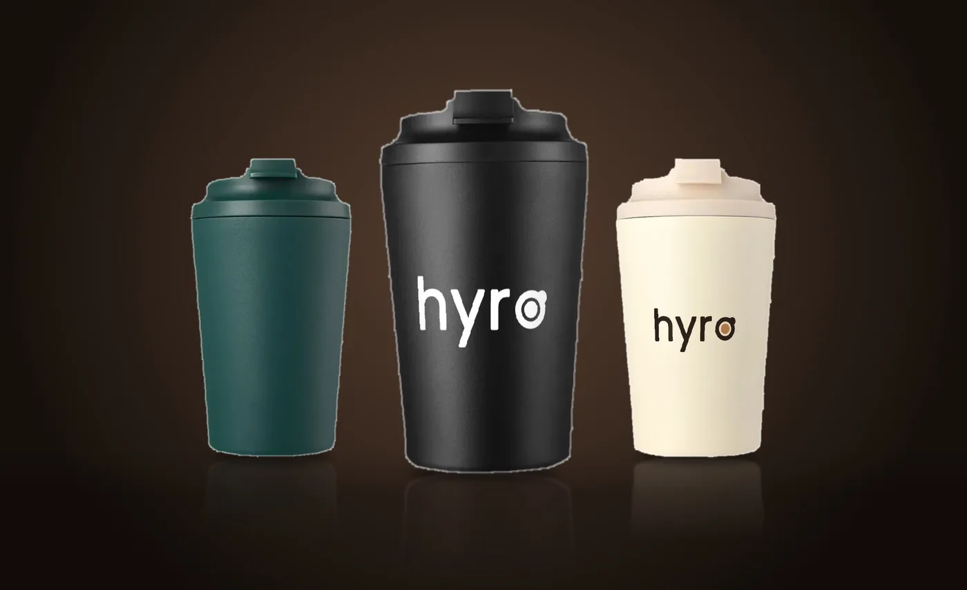 Three HYRO Tumblers